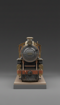Locomotive à vapeur en laiton — Édition limitée